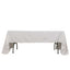 100% Cotton 60"x126" Rectangle Tablecloth White Linen - Sophisticated, Soft & Breathable Table Cover - Linen Luxes