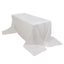 100% Cotton 90"x156" Rectangle Tablecloth White Linen - Seamless, Soft & Breathable Table Cover - Linen Luxes