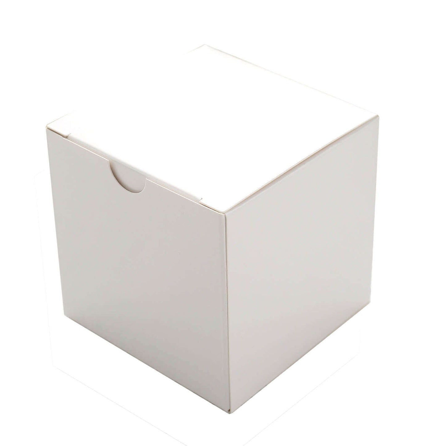 100 Pack 3" Easy DIY White Party Or Shower Favor Candy Gift Boxes - Linen Luxes