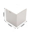 100 Pack 3" Easy DIY White Party Or Shower Favor Candy Gift Boxes - Linen Luxes