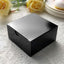 100 Pack 4"x4"x2" Black Cake Cupcake Party Favor Gift Boxes, DIY - Linen Luxes