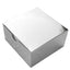 100 Pack 4"x4"x2" Silver Cake Cupcake Party Favor Gift Boxes, DIY - Linen Luxes
