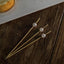 100 - Pack Bamboo Cocktail Picks Natural Pearl Decorative Top Design - Eco Friendly Stir Sticks 5" - Linen Luxes