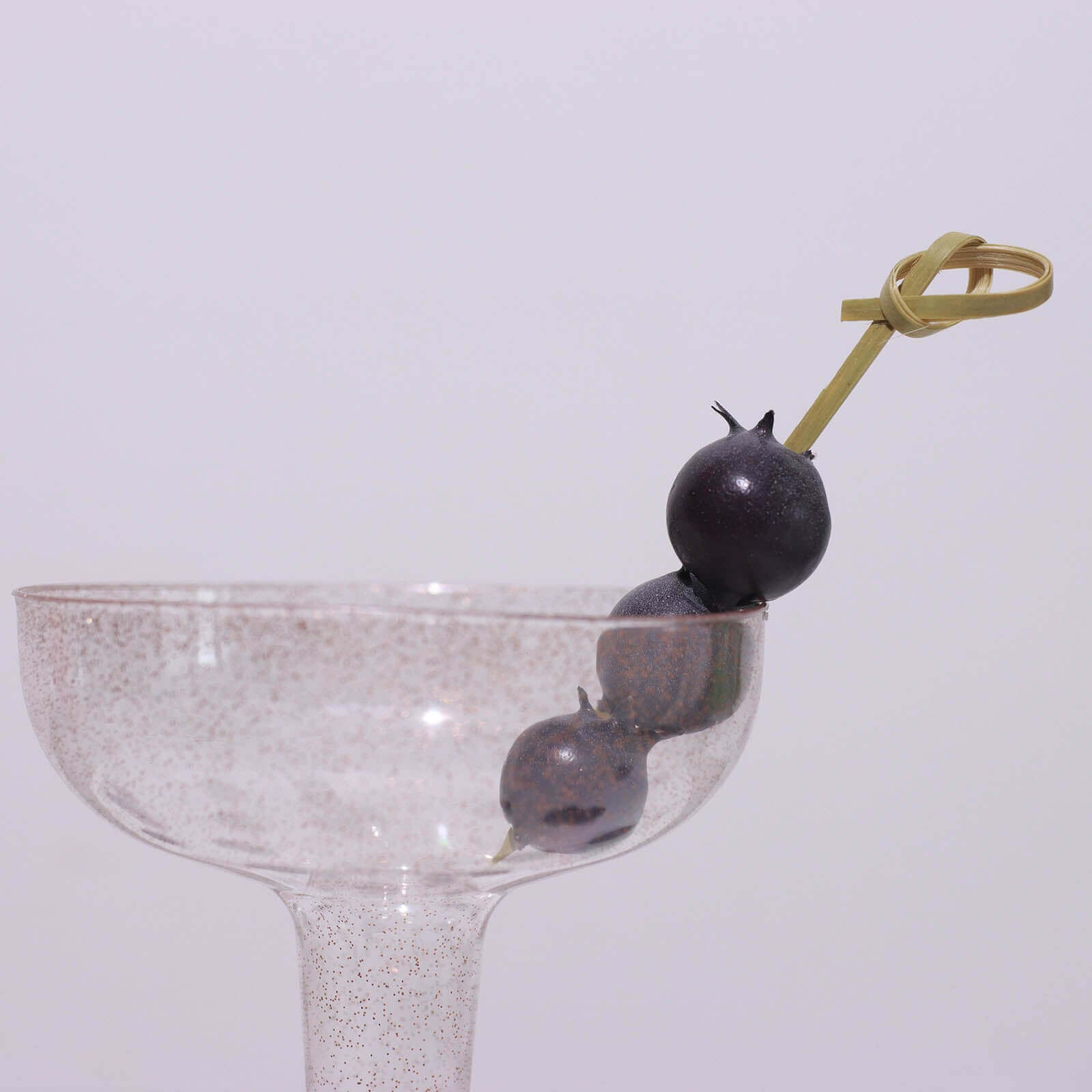 100 - Pack Bamboo Skewers Knotted Style - Natural Eco Friendly Wooden Cocktail Picks for Food Display Party Snacks & Outdoor Cooking 3.5" - Linen Luxes