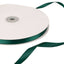 100 Yards 3/8" Hunter Emerald Green Single Face Decorative Satin Ribbon - Linen Luxes