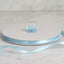 100 Yards 3/8" Light Blue Single Face Decorative Satin Ribbon - Linen Luxes