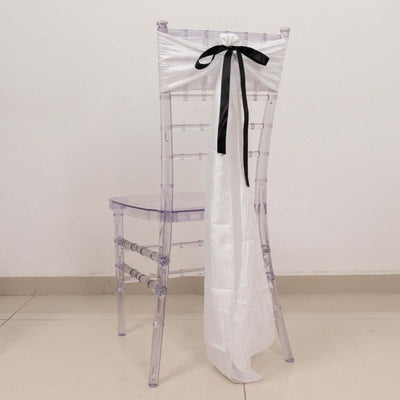 100 Yards 7/8" Black Single Face Decorative Satin Ribbon - Linen Luxes