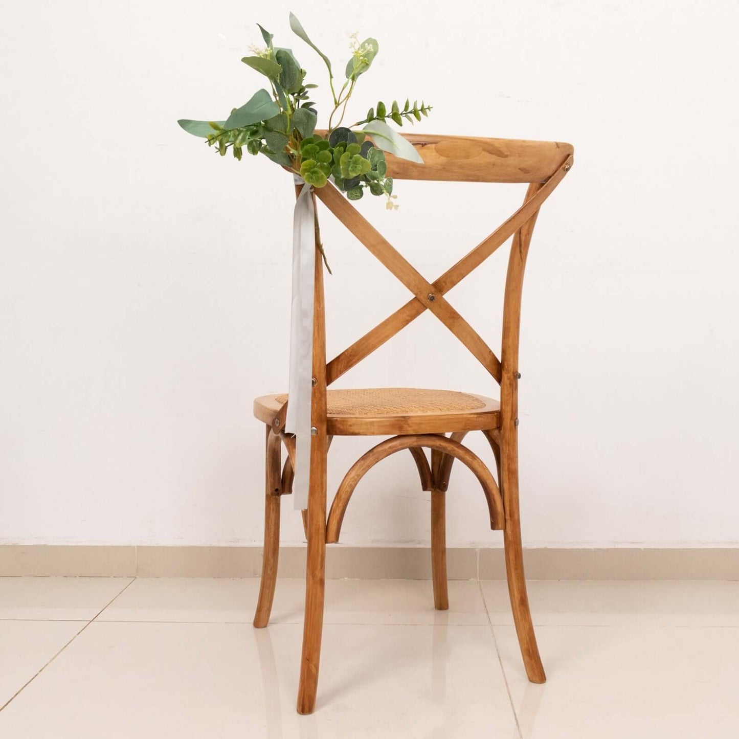 100 Yards 7/8" Silver Single Face Decorative Satin Ribbon - Linen Luxes