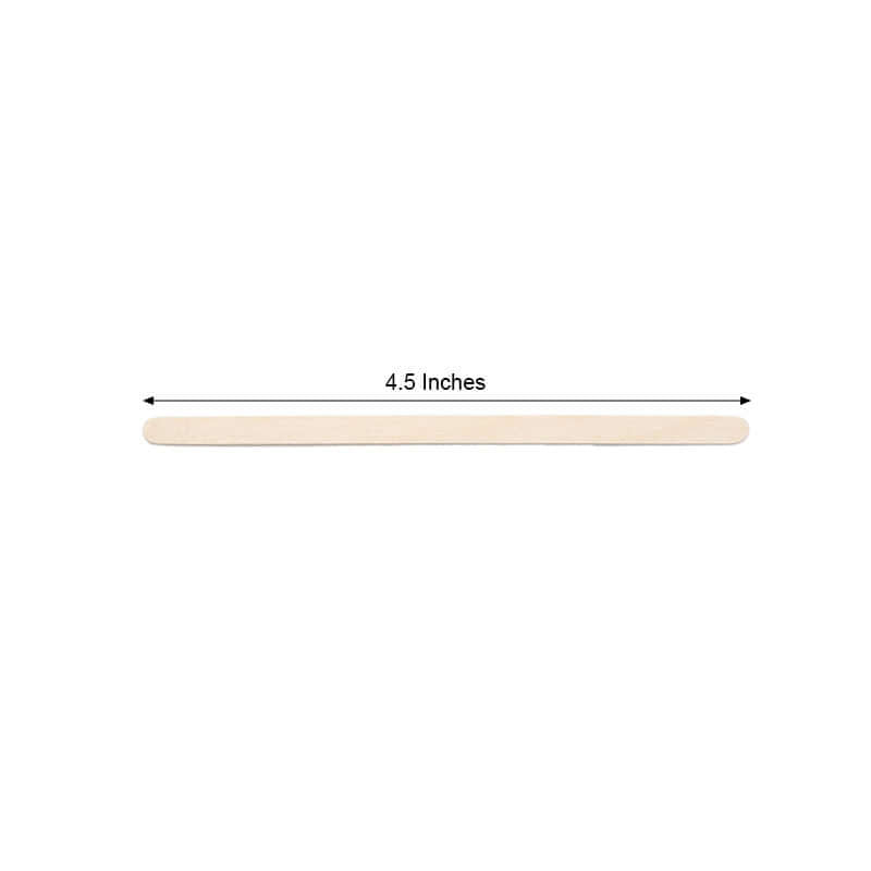 1000 - Pack Birchwood Coffee Stirrers - Natural Eco - Friendly Wooden Stir Sticks for Tea & Cocktails 4.5" - Linen Luxes