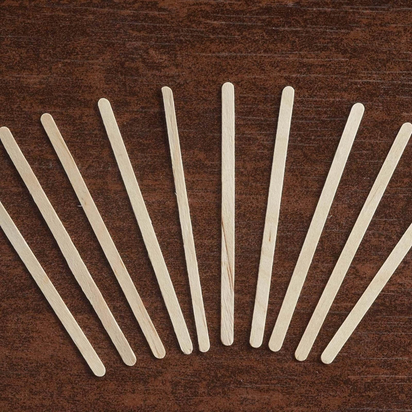 1000 - Pack Birchwood Coffee Stirrers - Natural Eco - Friendly Wooden Stir Sticks for Tea & Cocktails 4.5" - Linen Luxes