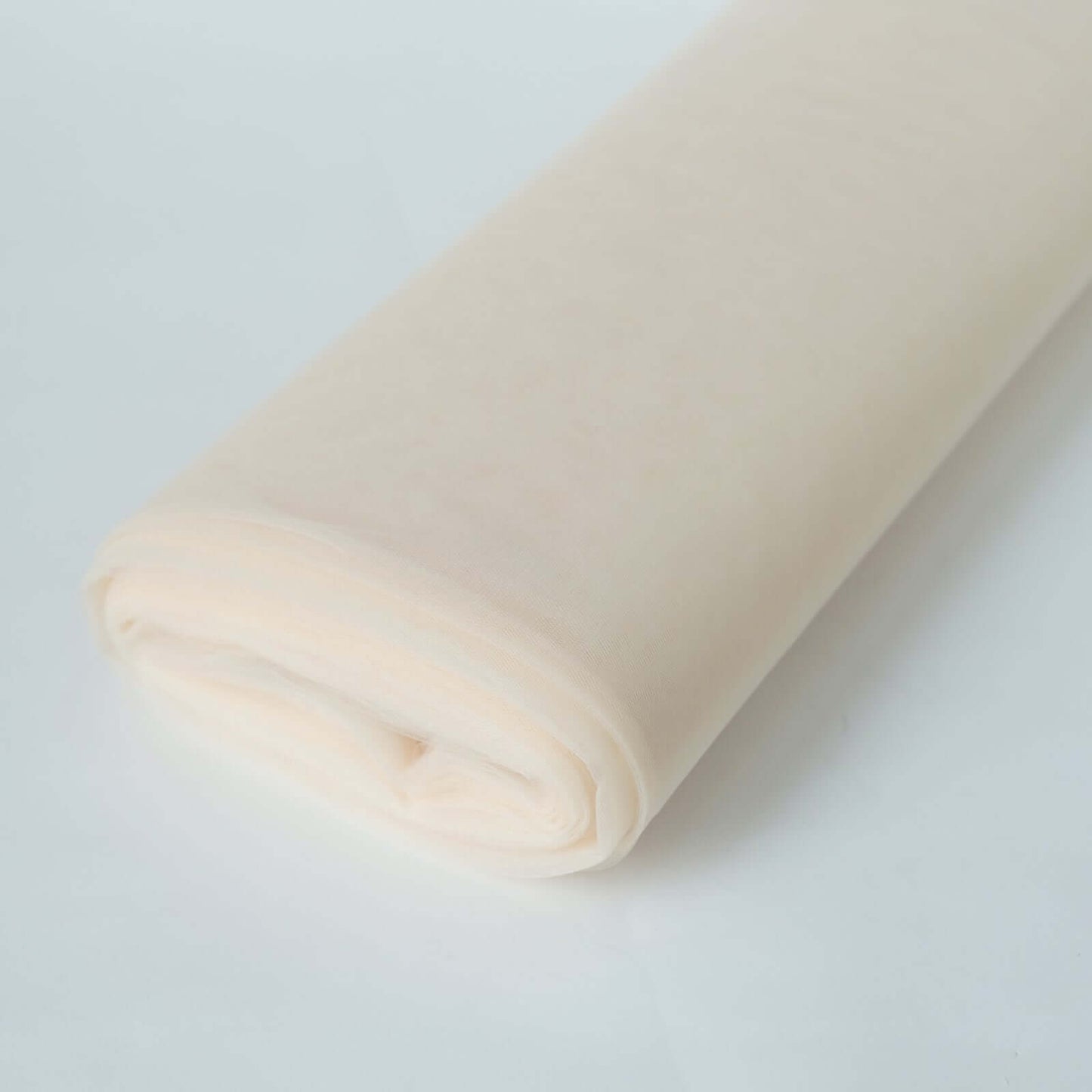 108"x50 Yards Ivory Tulle Fabric Bolt, DIY Craft Fabric Roll - Linen Luxes