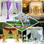10ft 4 - Post DIY Photography Backdrop Stand, Wedding Arch Canopy Tent - Linen Luxes