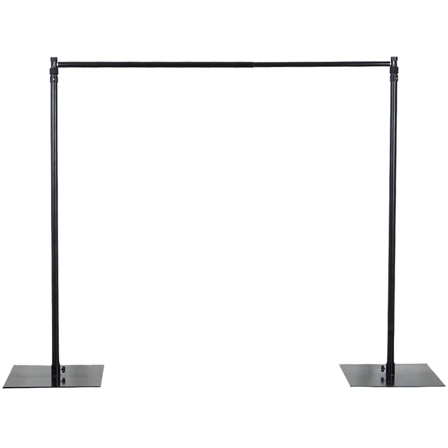10ft Metal DIY Adjustable Heavy Duty Backdrop Stand Kit, Steel Base - Linen Luxes