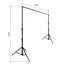 10ft Metal DIY Adjustable Heavy Duty Portable Photo Backdrop Stand Kit - Linen Luxes