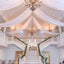 10ftx40ft White Sheer Ceiling Drape Curtain Panels Durable Flame Resistant Fabric - Linen Luxes