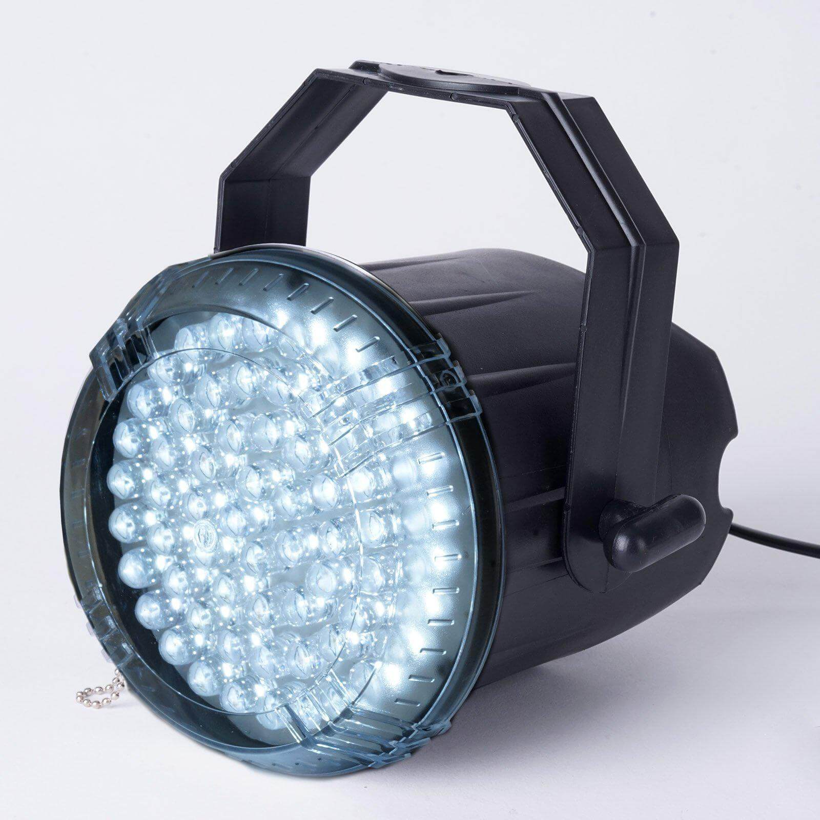 10W White 62 LED Stage Backdrop Uplight, Bright Strobe Spotlight With Brackets - Linen Luxes