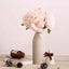 11" Blush Real Touch Artificial Silk Peonies Flower Bouquet - Linen Luxes
