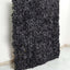 11 Sq ft. Black UV Protected Hydrangea Flower Wall Mat Backdrop - 4 Artificial Panels - Linen Luxes