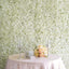 11 Sq ft. Cream UV Protected Hydrangea Flower Wall Mat Backdrop - 4 Artificial Panels - Linen Luxes