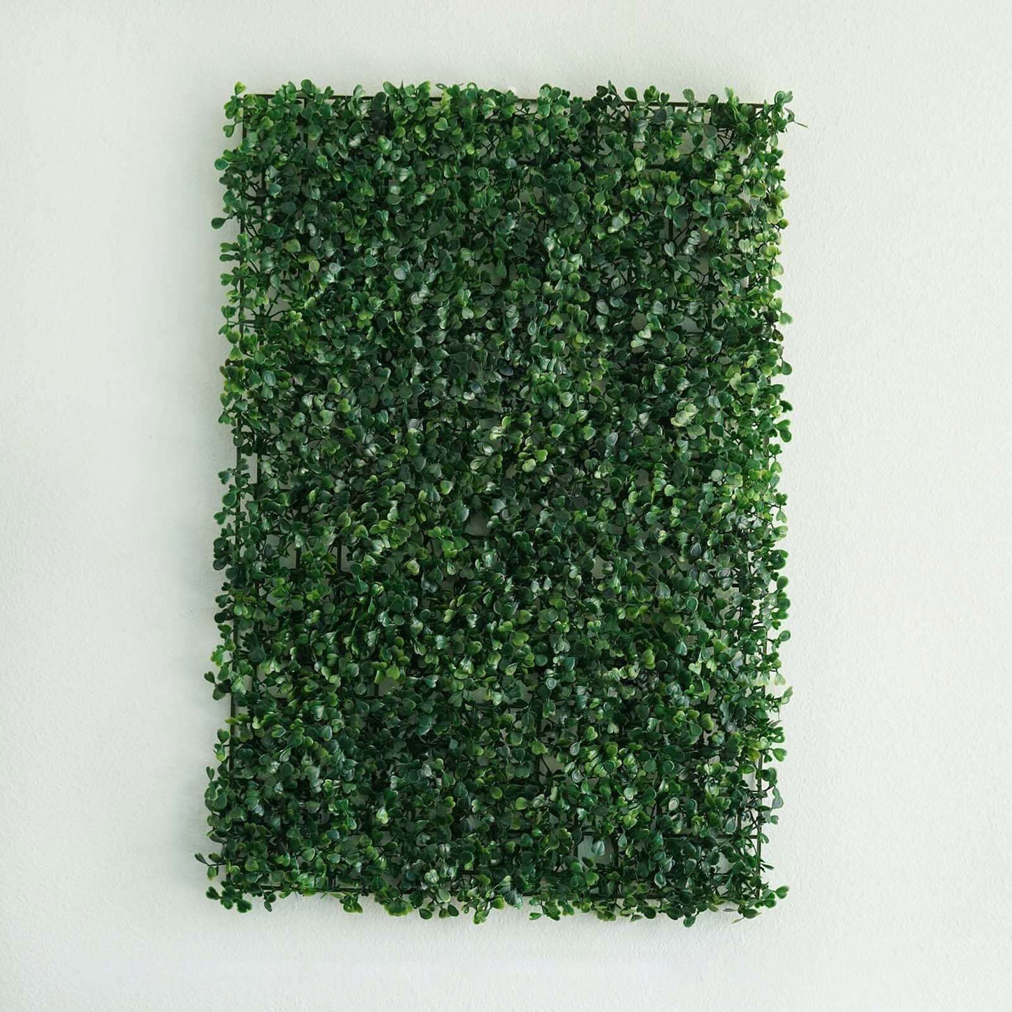 11 Sq ft. Dark Green Boxwood Hedge Garden Wall Backdrop Mat - 4 Artificial Panels - Linen Luxes