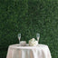11 Sq ft. Dark Green Boxwood Hedge Garden Wall Backdrop Mat - 4 Artificial Panels - Linen Luxes