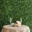 11 Sq ft. Green Boxwood Hedge Garden Wall Backdrop Mat - 4 Artificial Panels - Linen Luxes
