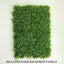 11 Sq ft. Green Boxwood Hedge Locust and Cypress Garden Wall Backdrop Mat - 4 Artificial Panels - Linen Luxes