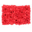 11 Sq ft. Red 3D Silk Rose and Hydrangea Flower Wall Mat Backdrop - 4 Artificial Panels - Linen Luxes