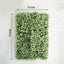 11 Sq ft. White Tip Green Boxwood Hedge Genlisea Garden Wall Backdrop Mat - 4 Artificial Panels - Linen Luxes