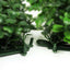 11 Sq ft. White Tip Green Boxwood Hedge Genlisea Garden Wall Backdrop Mat - 4 Artificial Panels - Linen Luxes