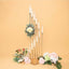 12 - Arm Cluster Taper Candle Holder Gold with Clear Glass Shades - Grand Candle Arrangement for Events 57" - Linen Luxes