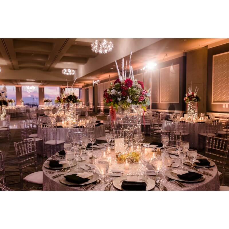 12" Clear Mirrored Acrylic Display Box, Transparent Pedestal Riser with Interchangeable Lid and Base - Linen Luxes