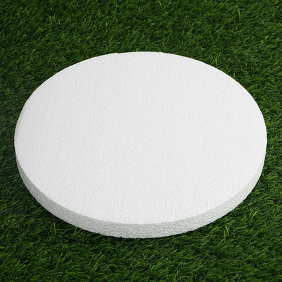 12 Pack 10" White StyroFoam Disc, DIY Polystyrene Foam Craft Supplies - Linen Luxes