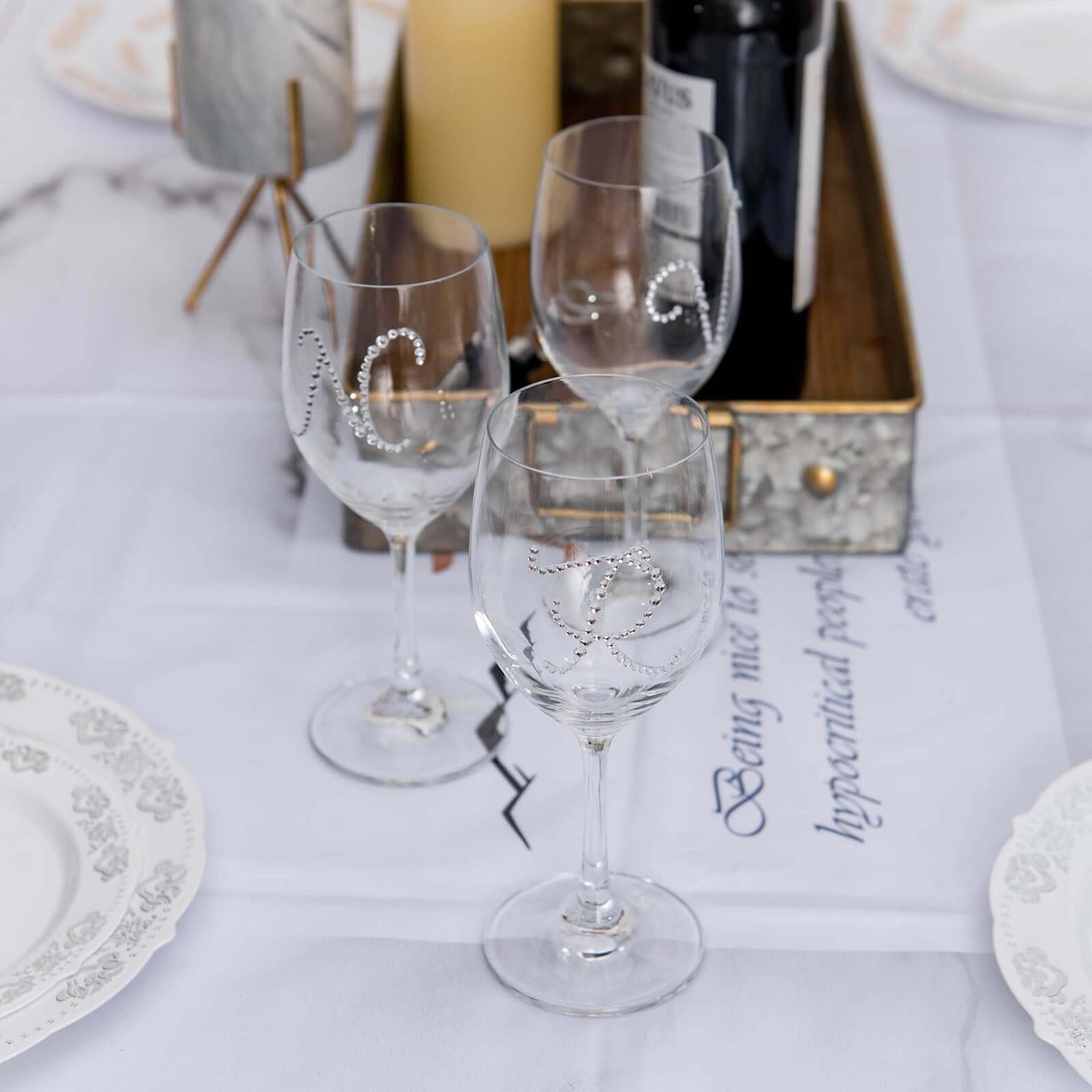 12 Pack 1.5" Clear Rhinestone Monogram Letter Jewel Sticker Self Adhesive DIY Diamond Decor - Z - Linen Luxes