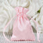 12 Pack 3"x4" Blush Satin Drawstring Wedding Party Favor Bags - Linen Luxes