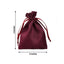 12 Pack 3"x4" Burgundy Satin Drawstring Wedding Party Favor Gift Bags - Linen Luxes
