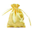 12 Pack 3"x4" Gold Satin Drawstring Pouch Wedding Party Favor Gift Bags - Linen Luxes