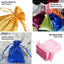 12 Pack 3"x4" Silver Satin Drawstring Wedding Party Favor Gift Bags - Linen Luxes