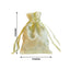12 Pack 3"x4" Yellow Satin Drawstring Wedding Party Favor Gift Bags - Linen Luxes