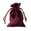 12 Pack 4"x6" Eggplant Satin Drawstring Wedding Party Favor Gift Bags - Linen Luxes