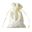 12 Pack 4"x6" Yellow Satin Drawstring Wedding Party Favor Gift Bags - Linen Luxes