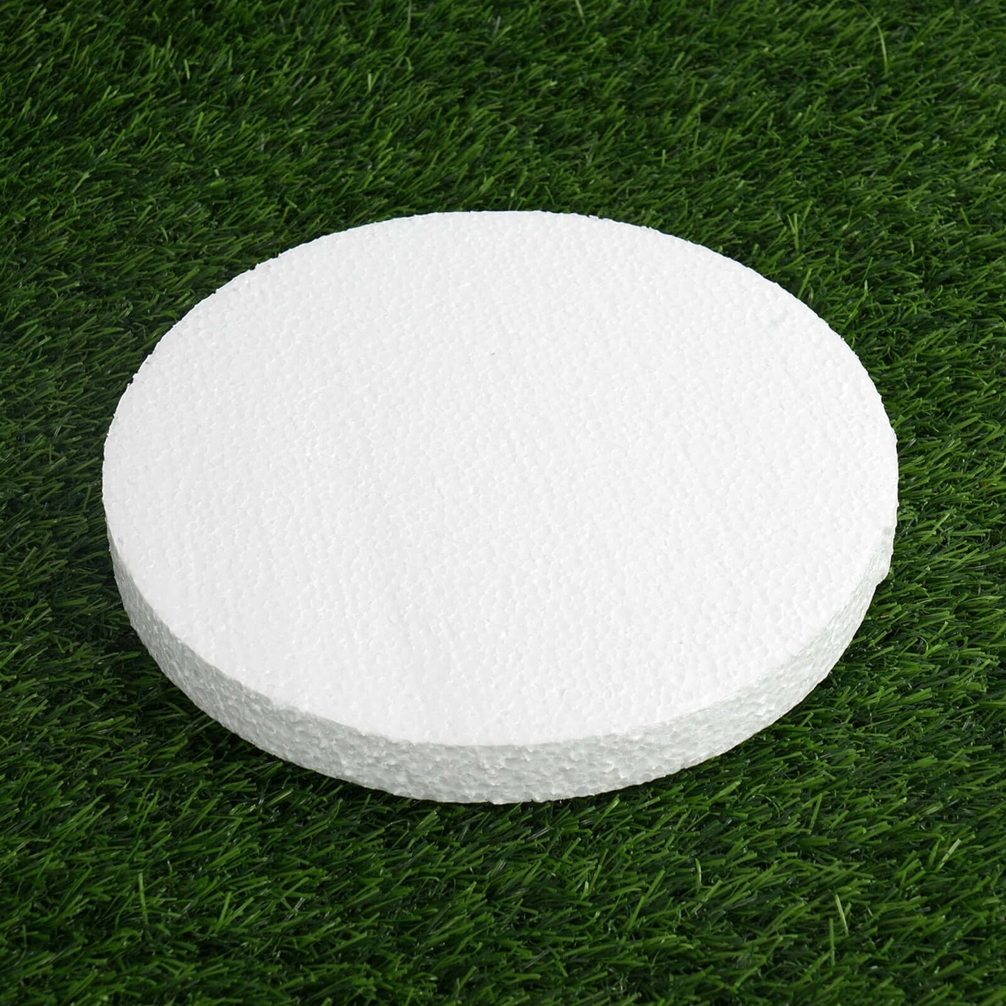12 Pack 8" White StyroFoam Disc, DIY Polystyrene Foam Craft Supplies - Linen Luxes