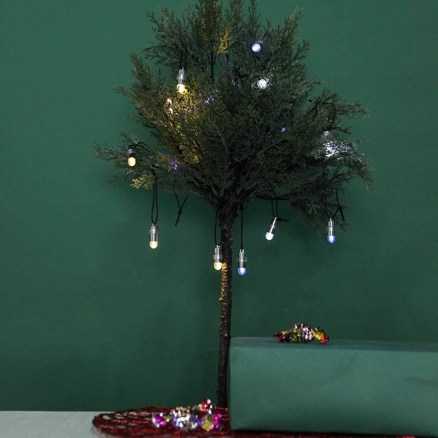 12 - Pack Balloon Lights Bullet Design Purple - Waterproof LED Centerpiece Filler Lights - Linen Luxes