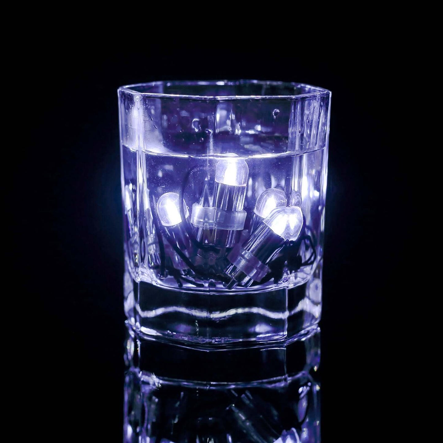 12 - Pack Balloon Lights Bullet Design White - Waterproof LED Centerpiece Filler Lights - Linen Luxes