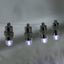 12 - Pack Balloon Lights Bullet Design White - Waterproof LED Centerpiece Filler Lights - Linen Luxes