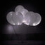 12 - Pack Balloon Lights Bullet Design White - Waterproof LED Centerpiece Filler Lights - Linen Luxes