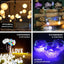 12 - Pack Balloon Lights Bullet Design White - Waterproof LED Centerpiece Filler Lights - Linen Luxes