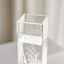 12 - Pack Glass Cylinder Vases Square Clear - Durable Heavy Duty Floral Centerpieces for Weddings 14" - Linen Luxes