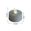 12 - Pack LED Tealight Candles Glitter Silver Design - Flameless Battery Operated Tea Lights - Linen Luxes