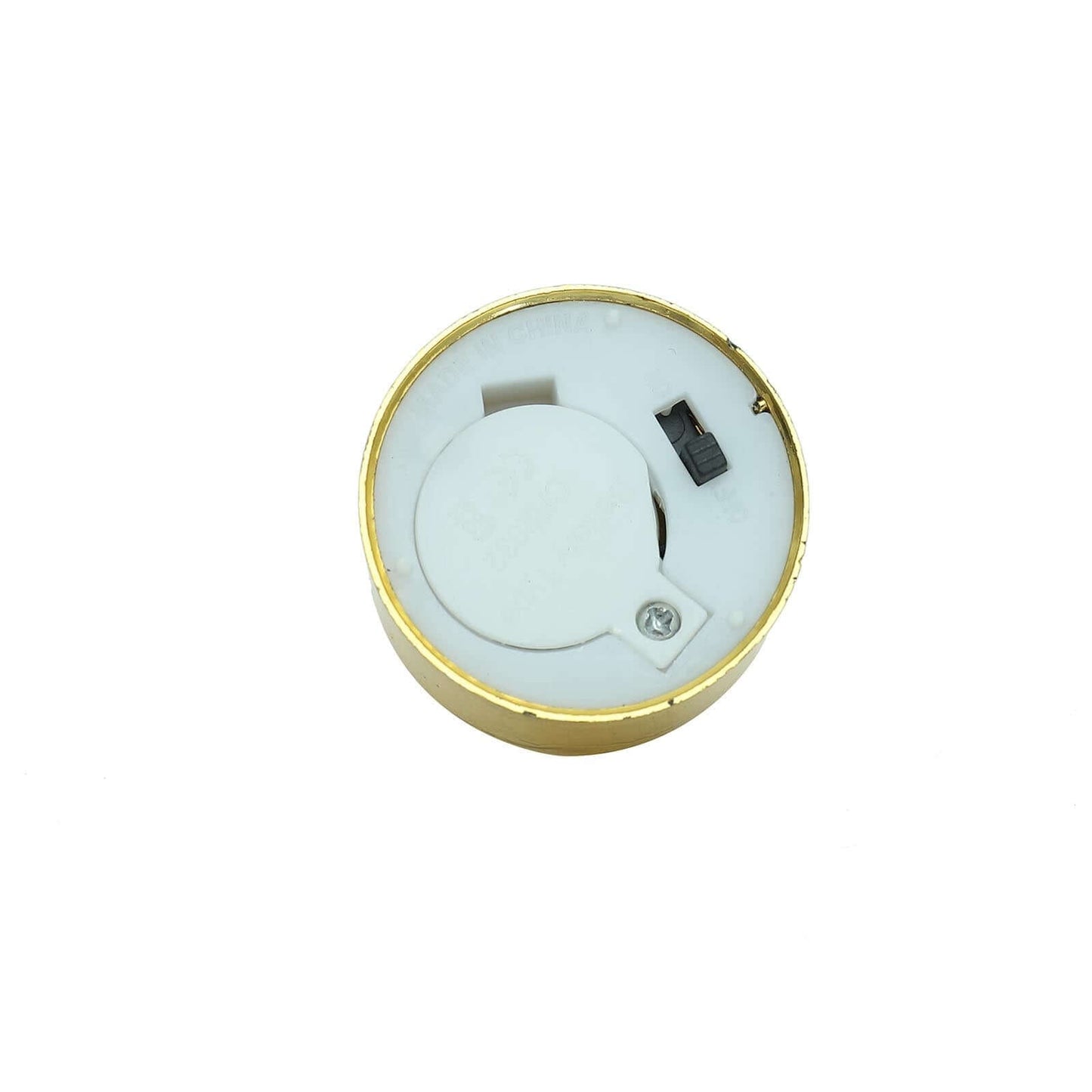 12 - Pack LED Tealight Candles Metallic Gold Design - Reusable Flameless Battery Operated Lights - Linen Luxes